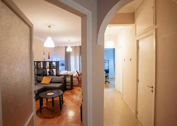 Charming 85sqm With Panoramic City-views Apartamento Tesalónica